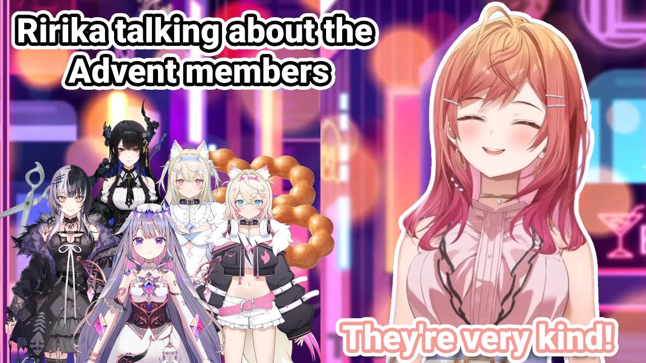 Ririka having fun talking about the Advent members 【Ichijou Ririka/Hololive】