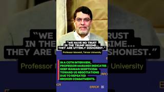 “No Trust Left!” Marandi Blasts US Over Repeated Broken Deals