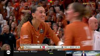 #2 Texas vs #1 Nebraska | Championship | NCAA Women Volleyball Full Game 12/17/2023