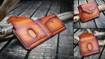How to Make Leather Card Wallet | PDF Leather Wallet Pattern