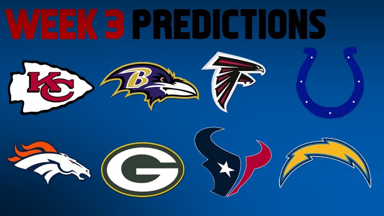 NFL Predictions Week 3 YouTube