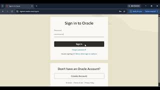 Sign In to Oracle Aconex