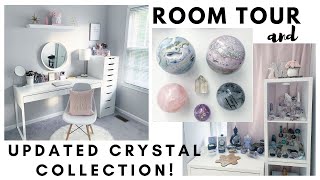 ROOM TOUR + CRYSTAL COLLECTION! (UPDATED)