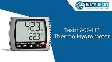 Testo 608-H2 Thermo Hygrometer | Instrukart