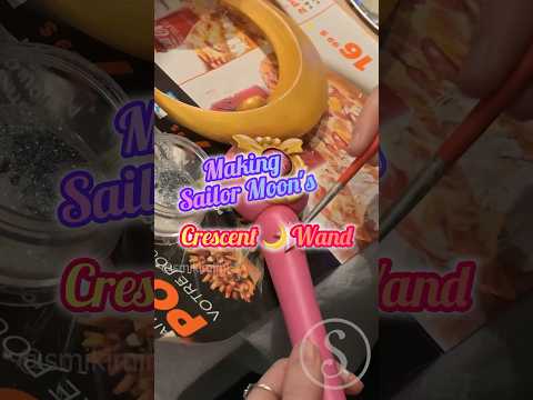Making Sailor Moon's 🌙 Wand (short version)  #tutorial #sailormoon #cosplay #anime #3dprinting