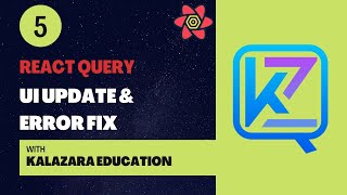 React Query Tutorial - 5 - UI Update And Error Fix
