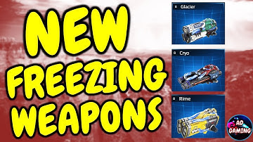 New CRYOGENIC WEAPONS - RIME, CRYO, GLACIER GAMEPLAY - War Robots Test Server