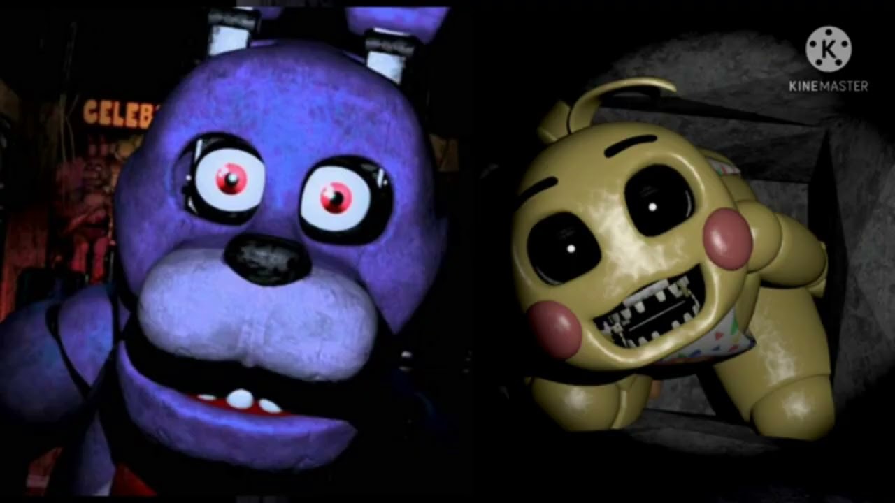 Random FNAF Characters Sing The FNAF 1 Song Compilation - Spanish Edition