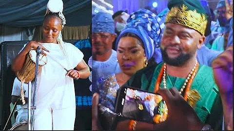 Watch How Faithia Balogun Dances In With Akin Olaiya At His Birthday Party,