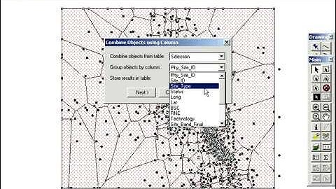 Mapinfo Auto Create Cluster Boundary avi