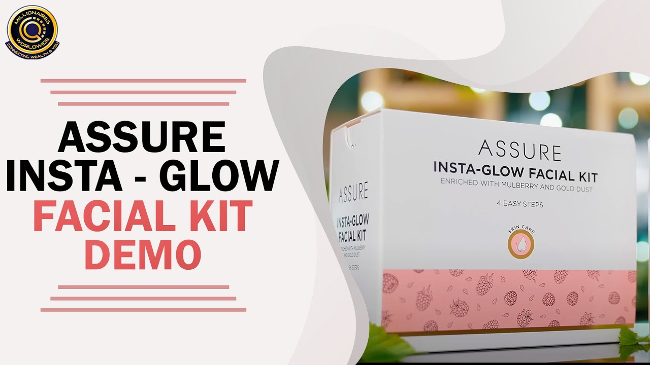 Assure Insta Glow Facial Kit Demo YouTube