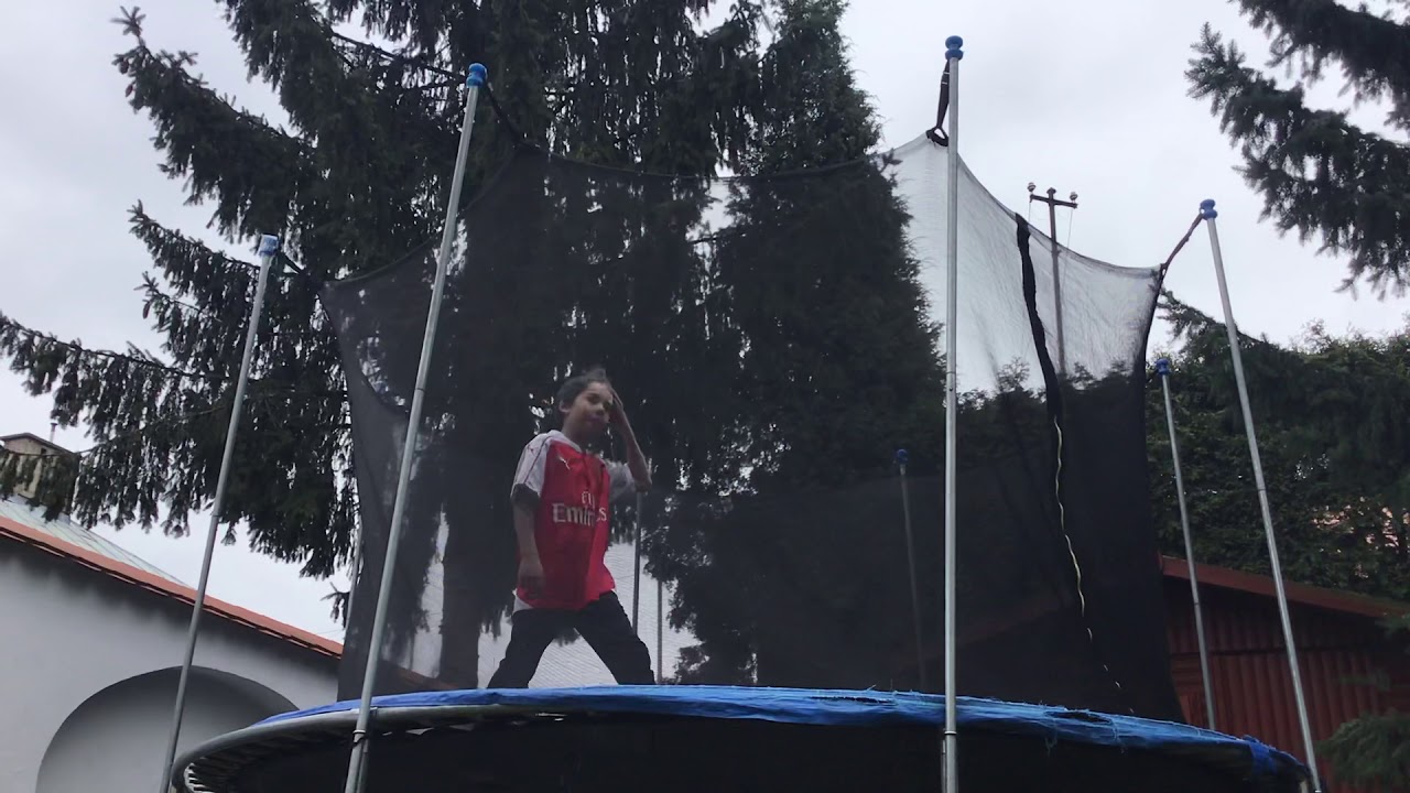 My bro attempting Standing Frontflip