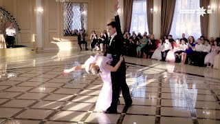 Юнармейский бал: танец Марии Петровой и Александра Матвеева