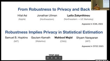 Robustness Implies Privacy in Statistical Estimation and From Robustness to Privacy and Back