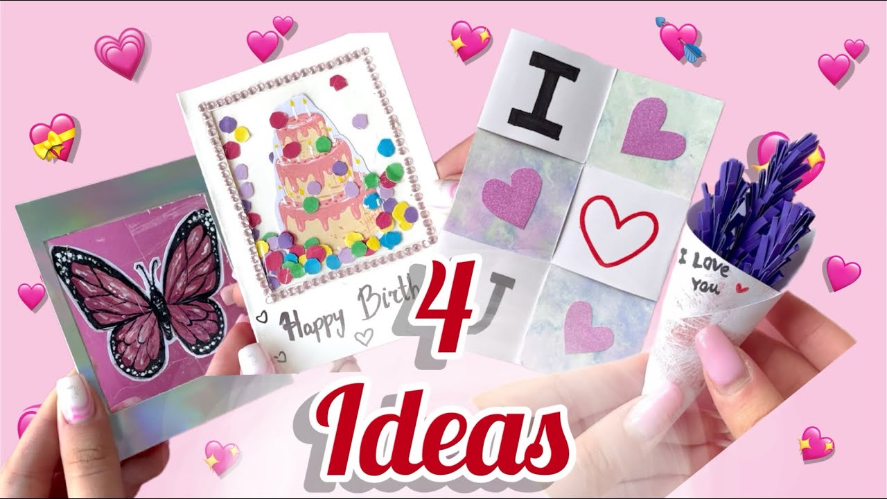 4 ideas | DIY BIRTHDAY GIFTS IDEAS | EASY PRESENT IDEAS | CUTE GIFT 🎁