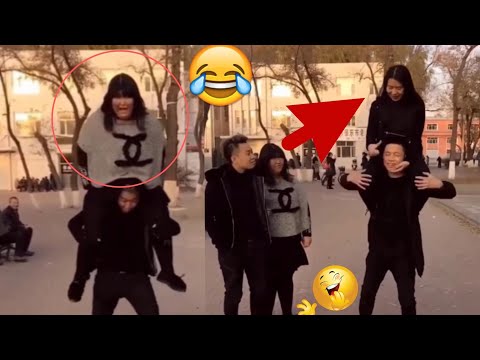 Funny videos 2018 People doing stupid things Try not to laugh KOREAN