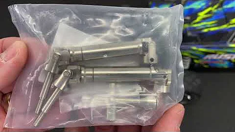 Stainless Steel Driveshafts for Rustler, Stampede and Slash 2WD!