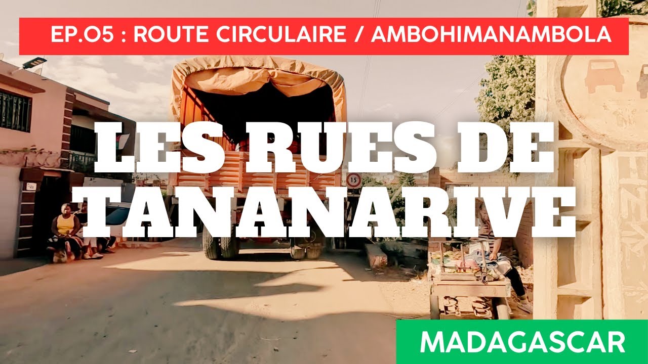 Quartiers d'Antananarivo - E05 - Les rues de Tana à moto, Madagascar 🇲🇬 Centre - Ambohimanambola