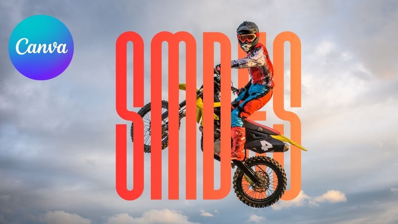 Text Blend in Canva - Combine Text & Image EASILY! 🌅