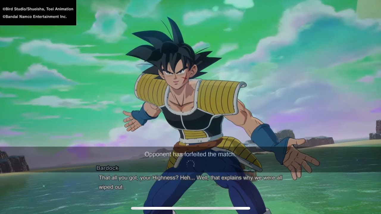 He forfeited the match  😭