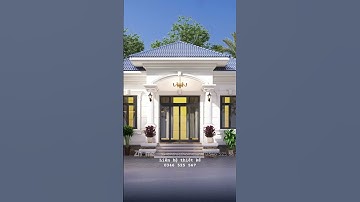 Nhà 01 tầng mái Nhật Tân cổ điển cực sang #kientruczhome