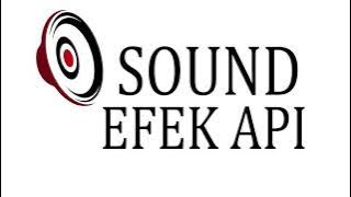 sound efek api