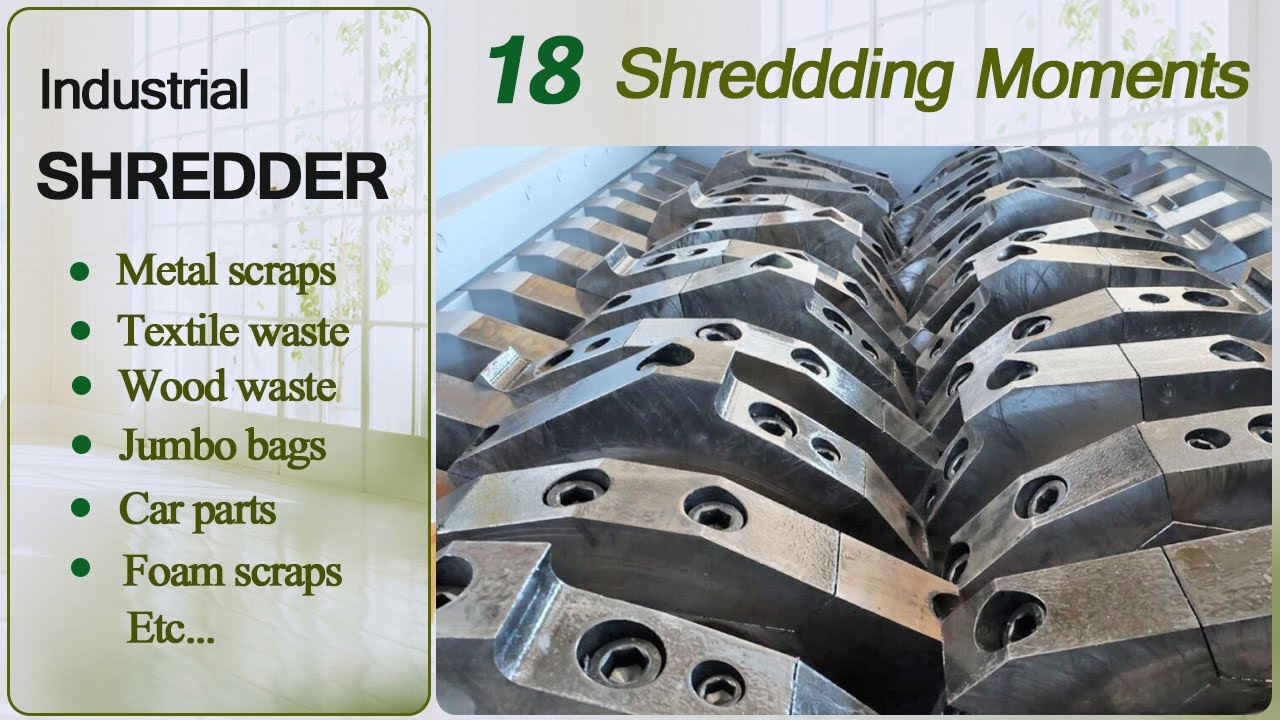 Waste Metal Shredder Machine