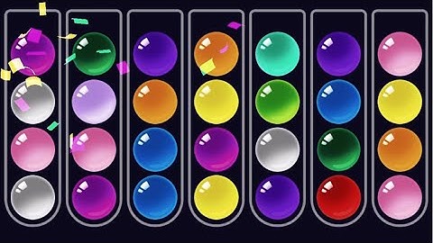 Ball Sort Puzzle ⚽️ Gameplay iOS Android 2025 Gameplay | Calm Bird Sound