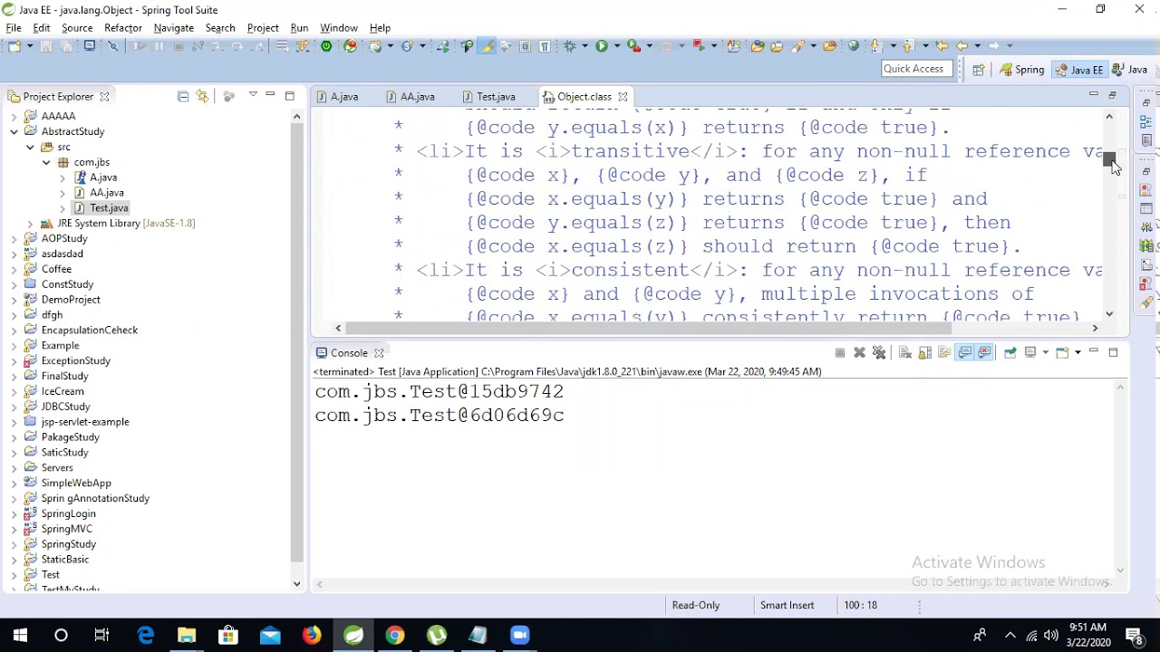 Object class in java_ Part 1 in Hindi - Need more topic whatsapp on ...
