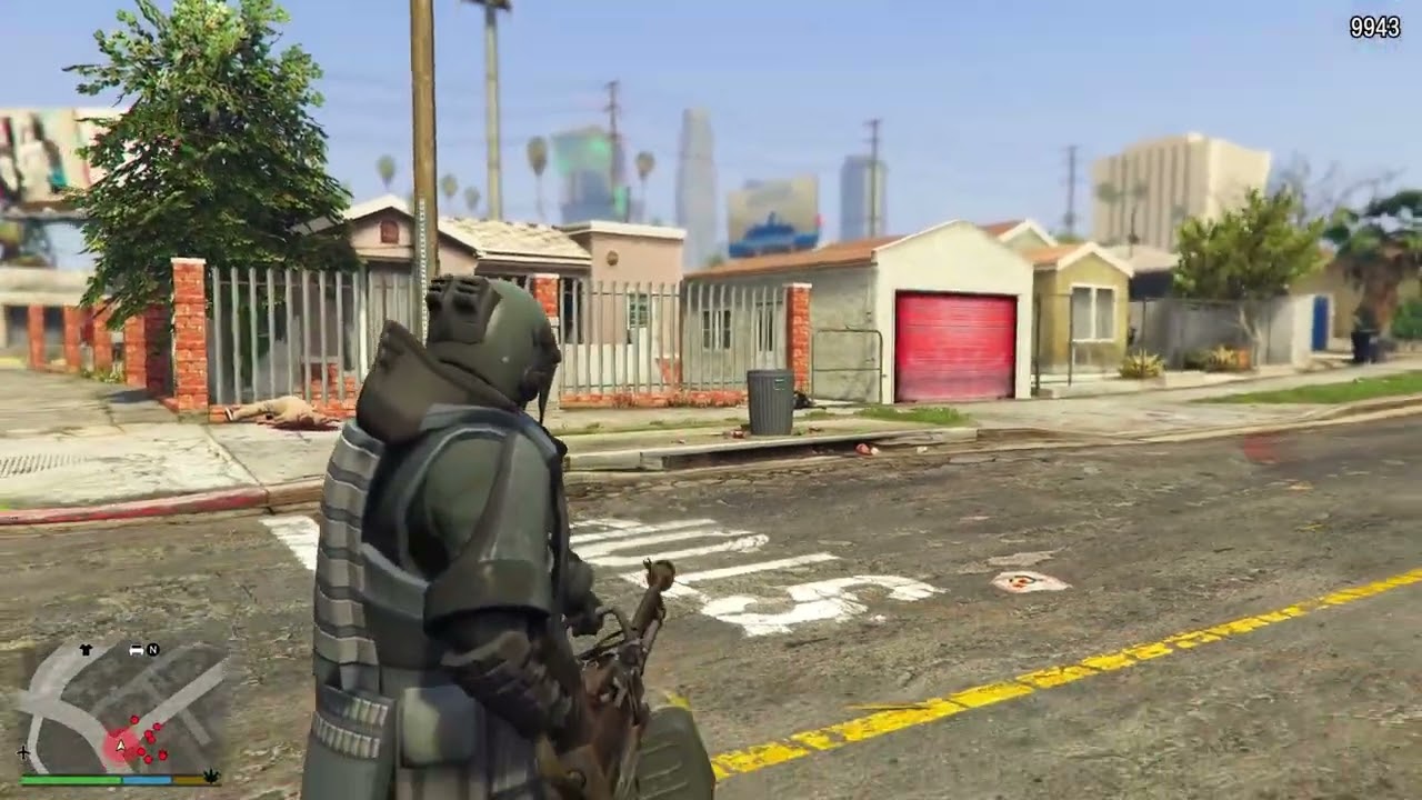GTA5 Technical machine gun