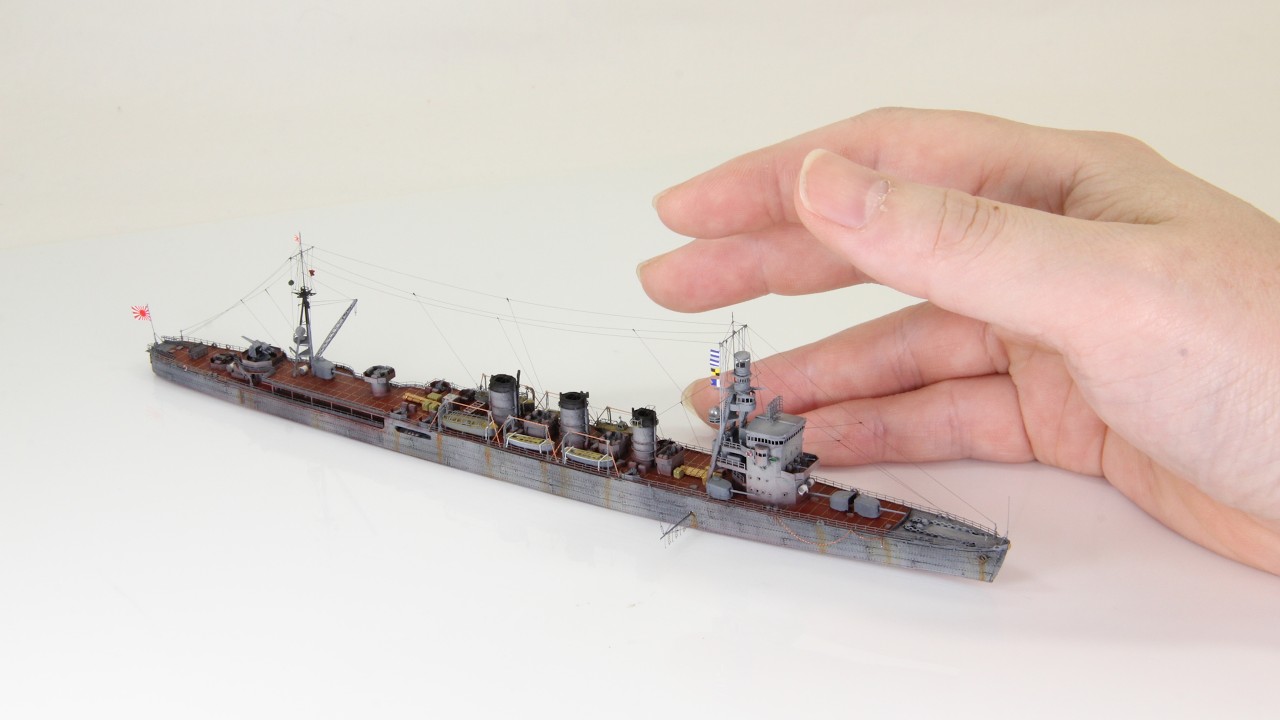 1/700 軽巡洋艦「長良」を作る Building a 1/700 scale model of the