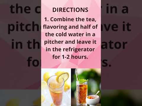 Low Carb Recipes - Keto Meals Recipes - Keto Diet - Low Carb Meals - Keto Iced Tea #keto #shorts