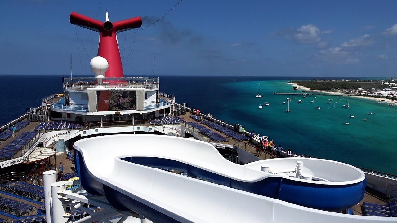 CARNIVAL CONQUEST SHIP TOUR - POOL DECK incl ADULTS ONLY AREA - YouTube