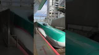 JR東日本とJR北海道のE5系新幹線 東京駅  Shinkansen/Bullet Train at Tokyo Station