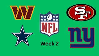 Week 2 NFL picks - ASMR