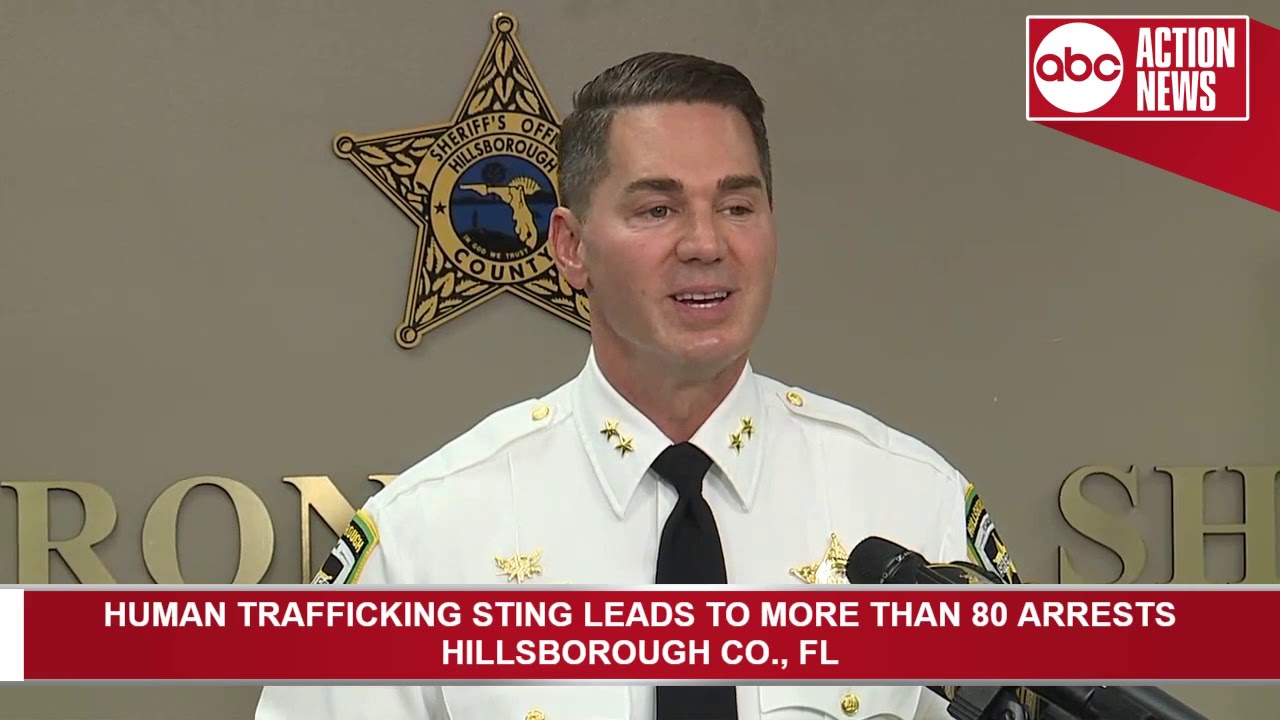 More than 80 arrested in human trafficking sting | Press Conference ...