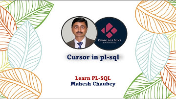 Cursor in PL-SQL || Implicit cursor || Explicit Cursor || Learn PL-SQL