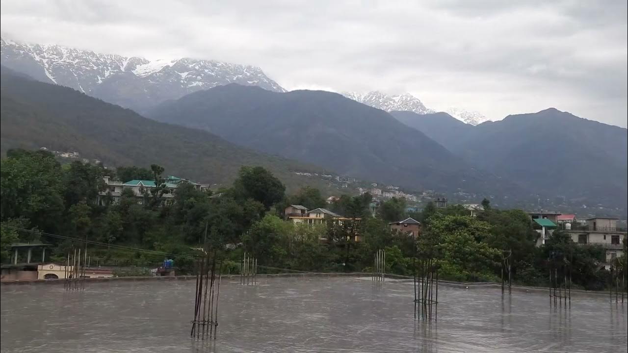 It is raining heavily in dharamshala today rajattravelogue youtube