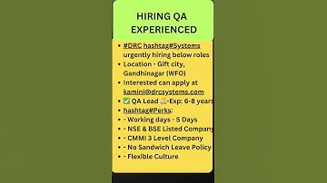 Testing Jobs | Manual Testing| QA Jobs #manualtesting #automationtestingjobs