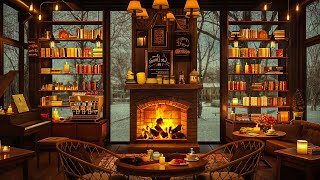 Smooth Jazz Music & Cozy Coffee Shop Ambience ☕ Warm Jazz Instrumental Music for Relaxing, Study