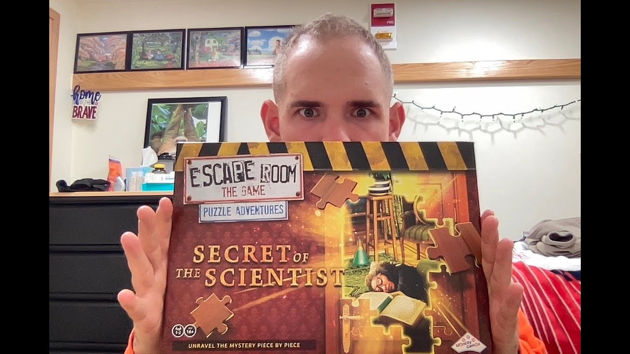 SECRET OF THE SCIENTIST ~ ESCAPE ROOM: THE BOARD GAME REVIEW