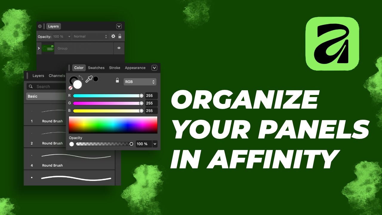 Affinity User Interface Affinity 3 Workflow: Organize Your Panels & Save Your Custom Layout ...