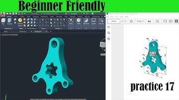 AutoCAD 3D Modeling Practice | Beginner Friendly