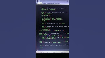 shopping cart c++ #coding #cpp #code #codemasters #codinglife #codingninja #coderstokyo #coders