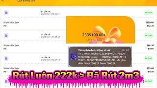 Kiếm Tiền Online 2026 | APP Mới Khai Thác - Rút Luôn 222k - Đã Rút 2 Triệu 300k Quá Đã !!! screenshot 4