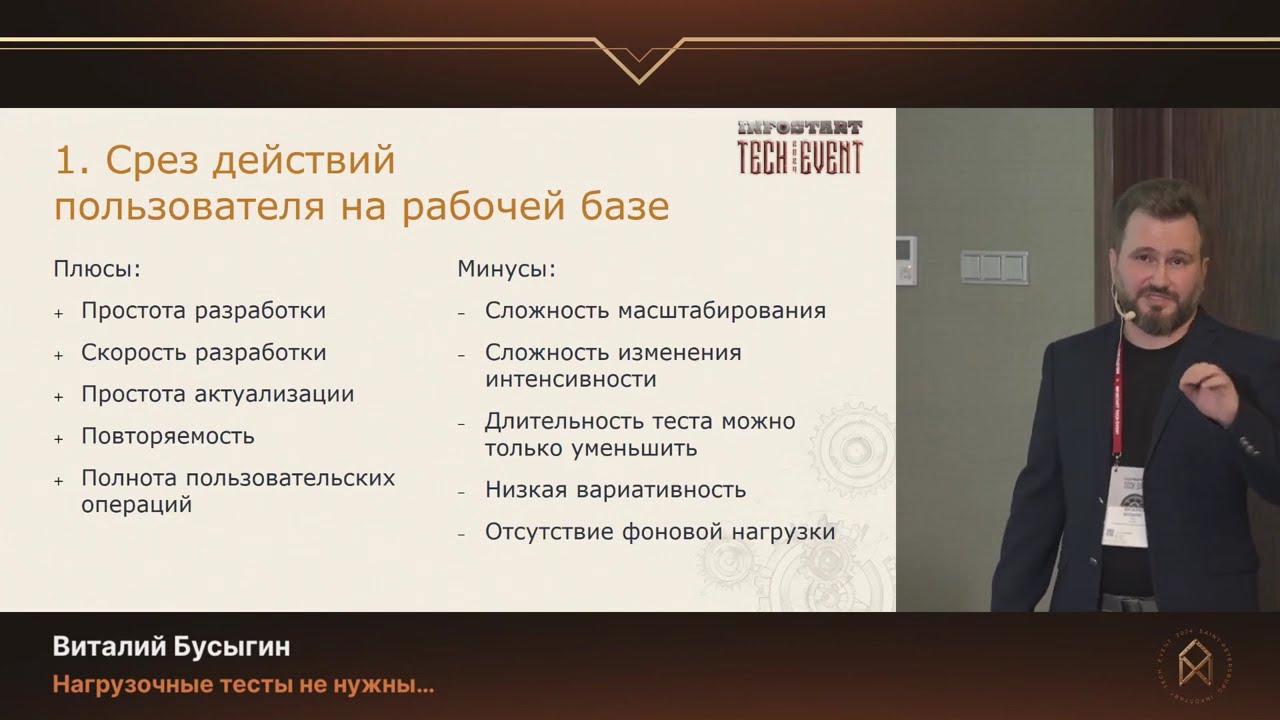 Виталий Бусыгин. Нагрузочные тесты не нужны…