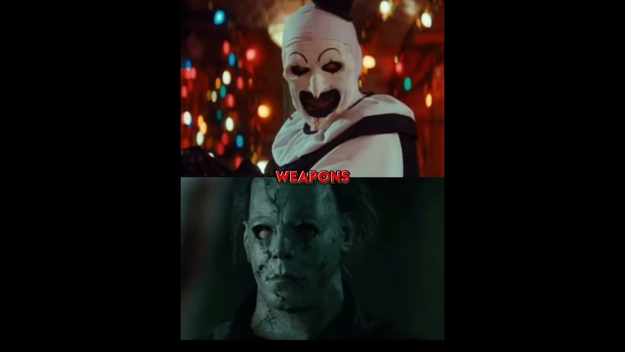 Art The Clown Terrifier 3 vs Michael Myers Rob Zombie (Halloween) 2007 