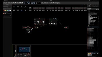 How to trigger an oscillator with a line-in clap in Bitwig Studio