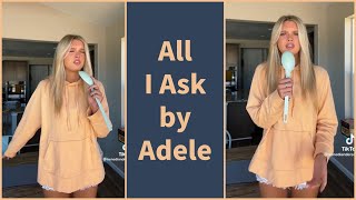Kenedi Anderson singing All I Ask by Adele on TikTok