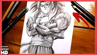 Veja Como Desenhar O Gogeta Super Sayajin 4